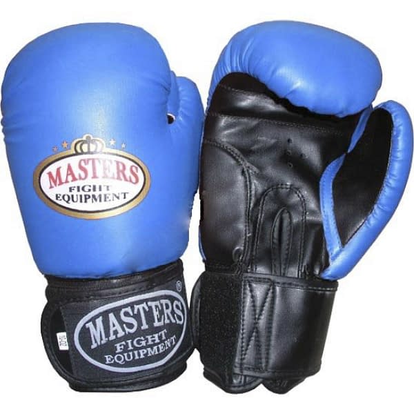 Gants de boxe MASTERS RPU-2 bleu-noir 185
