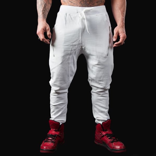 Pantalon de jogging homme – Sarouel Pants White 185
